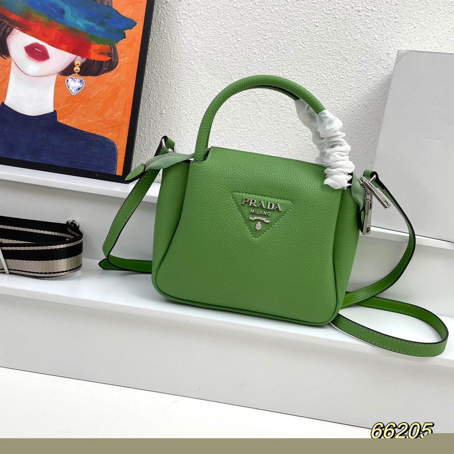 Pra*a top handle bags